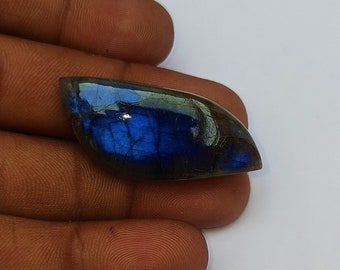 Amazing Blue Fire Labradorite Gemstone A Quality Labradorite Blue fire stone Amazing Labradorite Marquise Shape 26 cts Size 35x16x6 .B#162