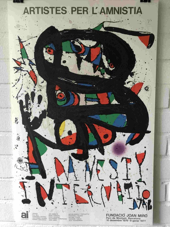 Original Poster International 1977 Joan Miró -