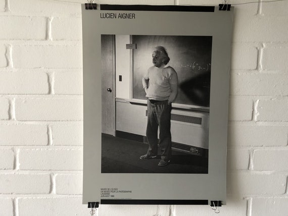 handle Tilslutte jubilæum Original Poster Lucien Aigner Photographer Albert Einstein | Etsy