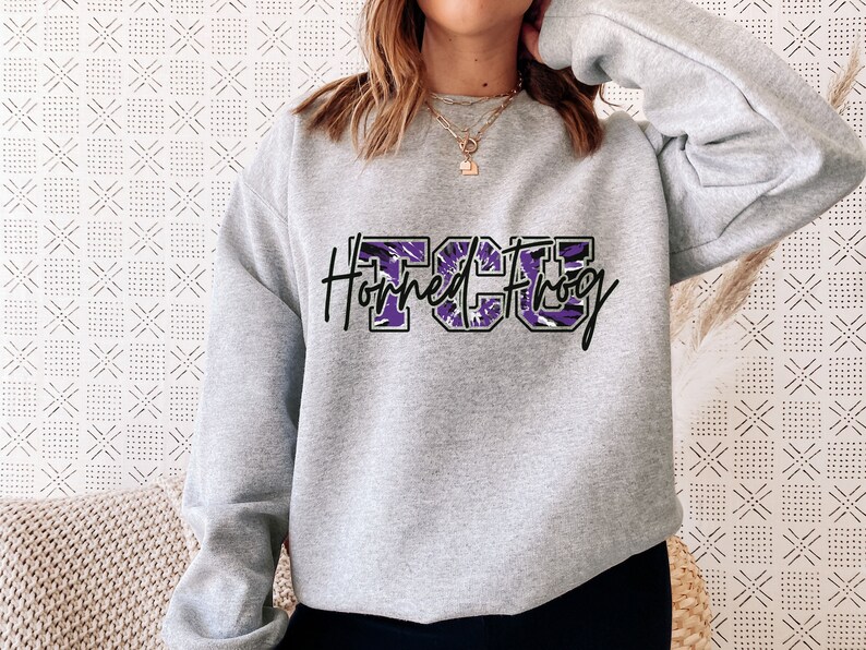 tcu sweatshirt womens