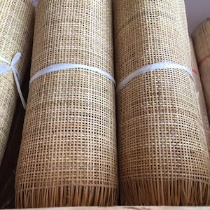 Natural Rattan Square Cane Webbing, Woven Rattan Mesh, Square Rattan Webbing, Rattan Radio Weave Cane Webbing , Cane Rattan Webbing,