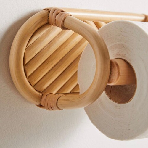 Rattan Toilet Paper Holder Toilet Paper Stand Towel Racks Etsy