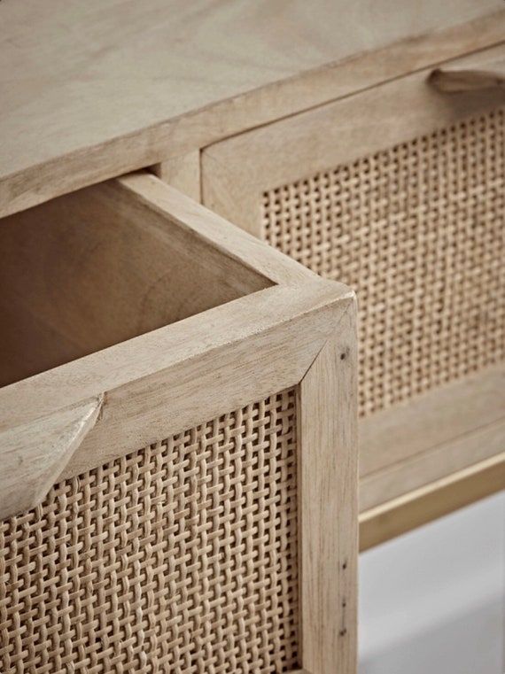 Rattan mesh cabinet deals