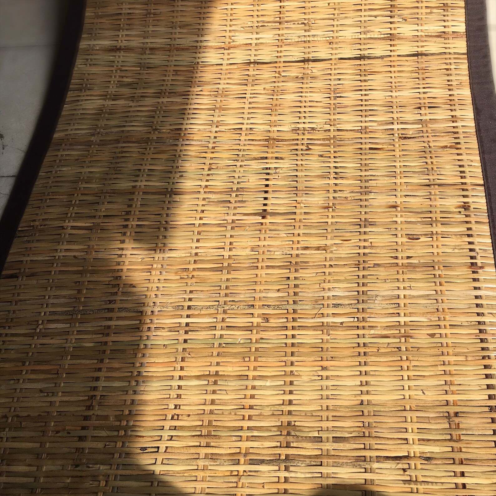 Natural Rattan Rug Handwoven Rectangle Rug 60x28 inch Etsy