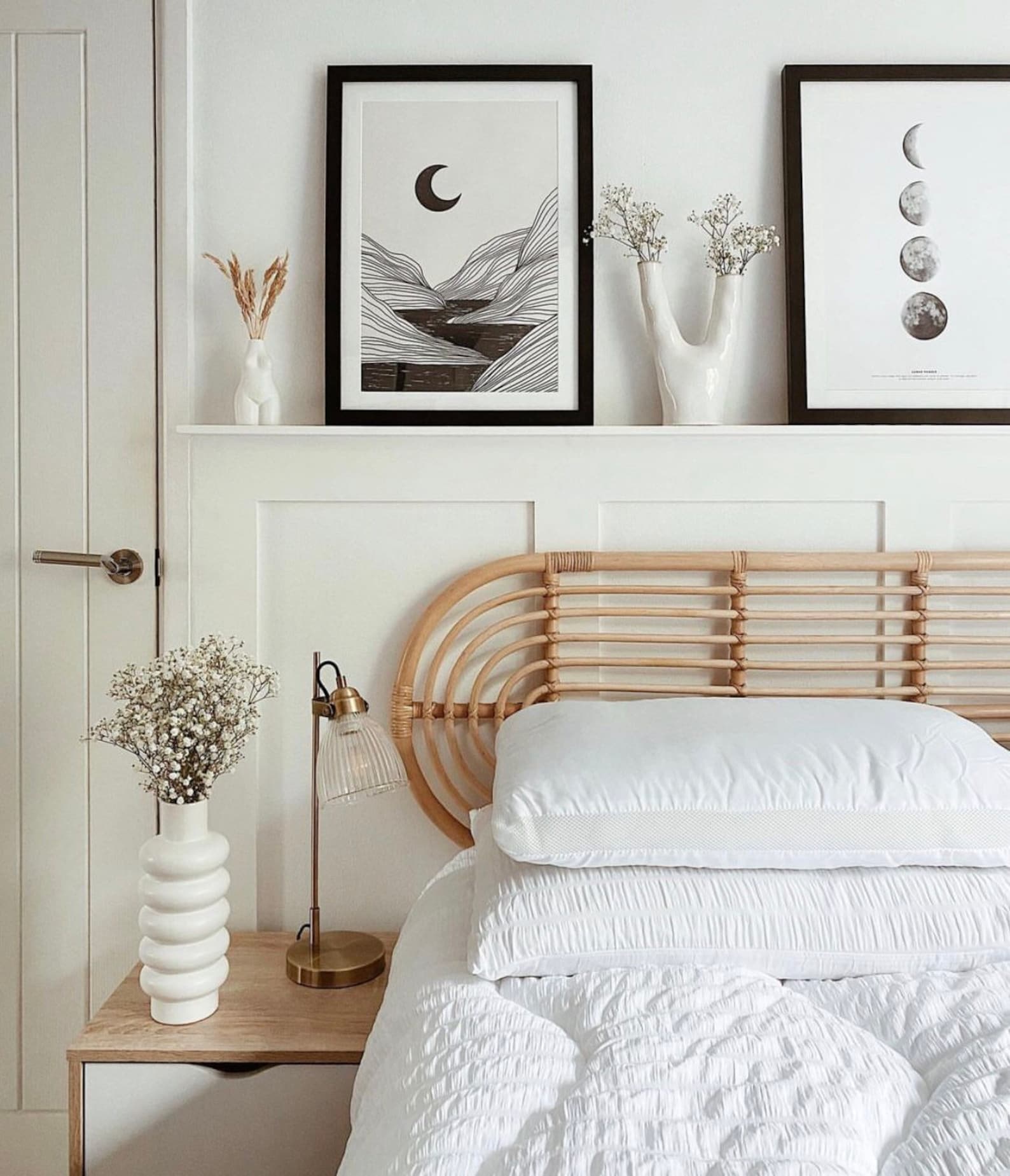 Natural Rattan Headboard Rattan Oval Headboard Oval Bedhead Etsy