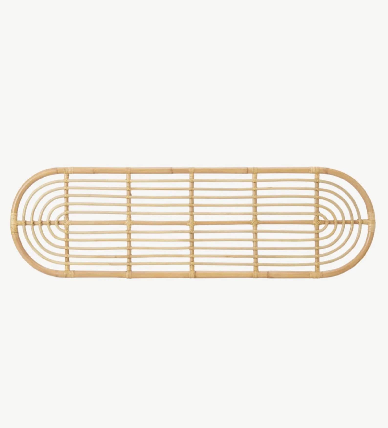 Natural Rattan Headboard Rattan Oval Headboard Oval Bedhead Etsy