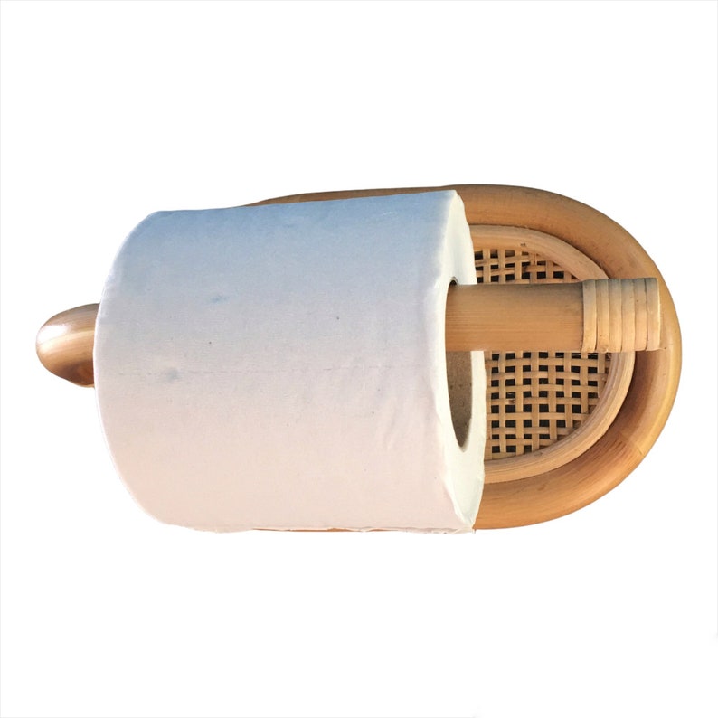Rattan Toilet Roll Holder Oval Toilet Paper Holder Simple Etsy