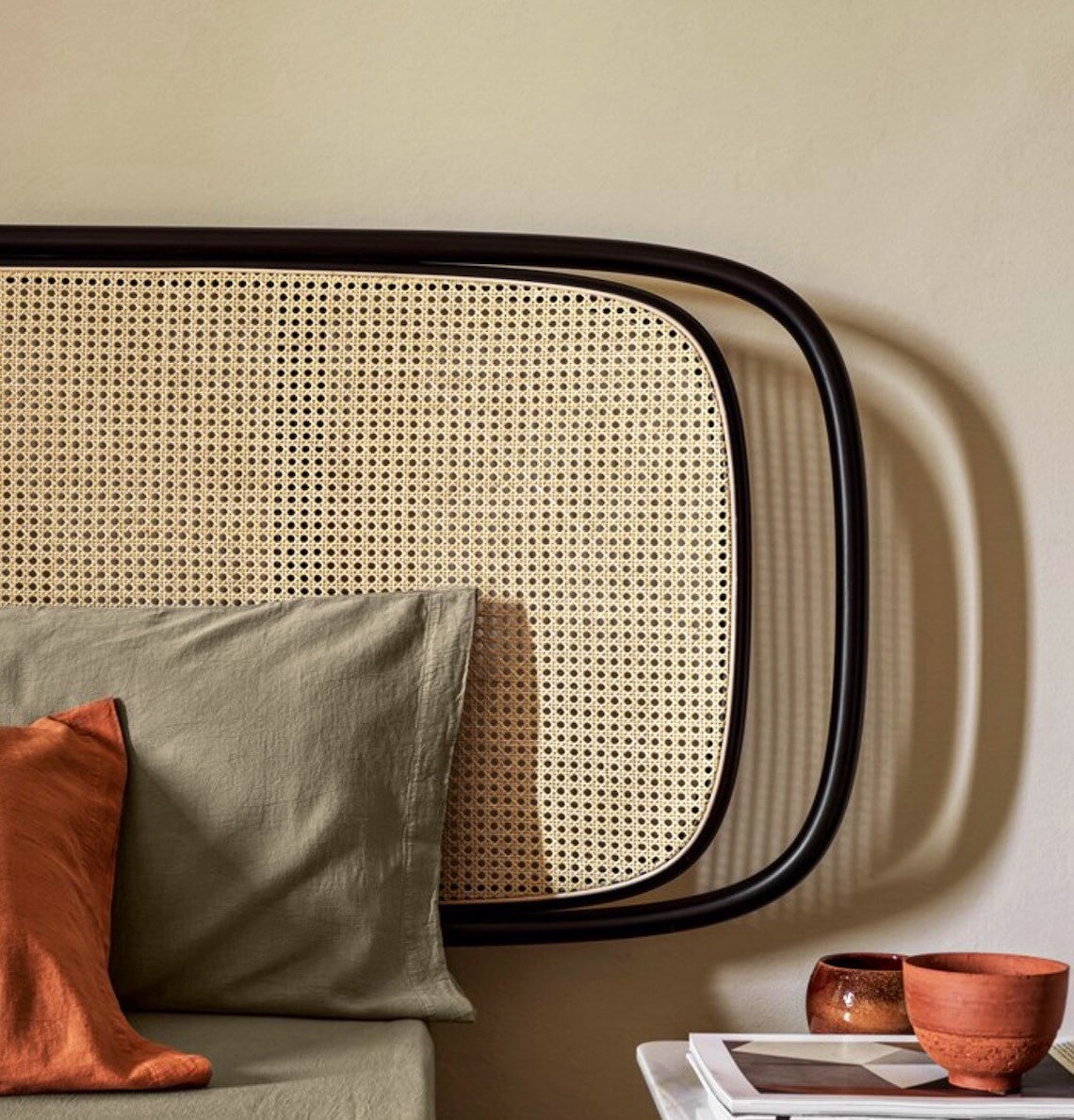 Etsy Rattan Headboard