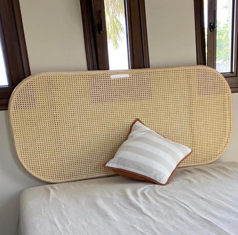 Rattan Headboard Rattan Bedhead Wall Hanging Headboard Wall Etsy