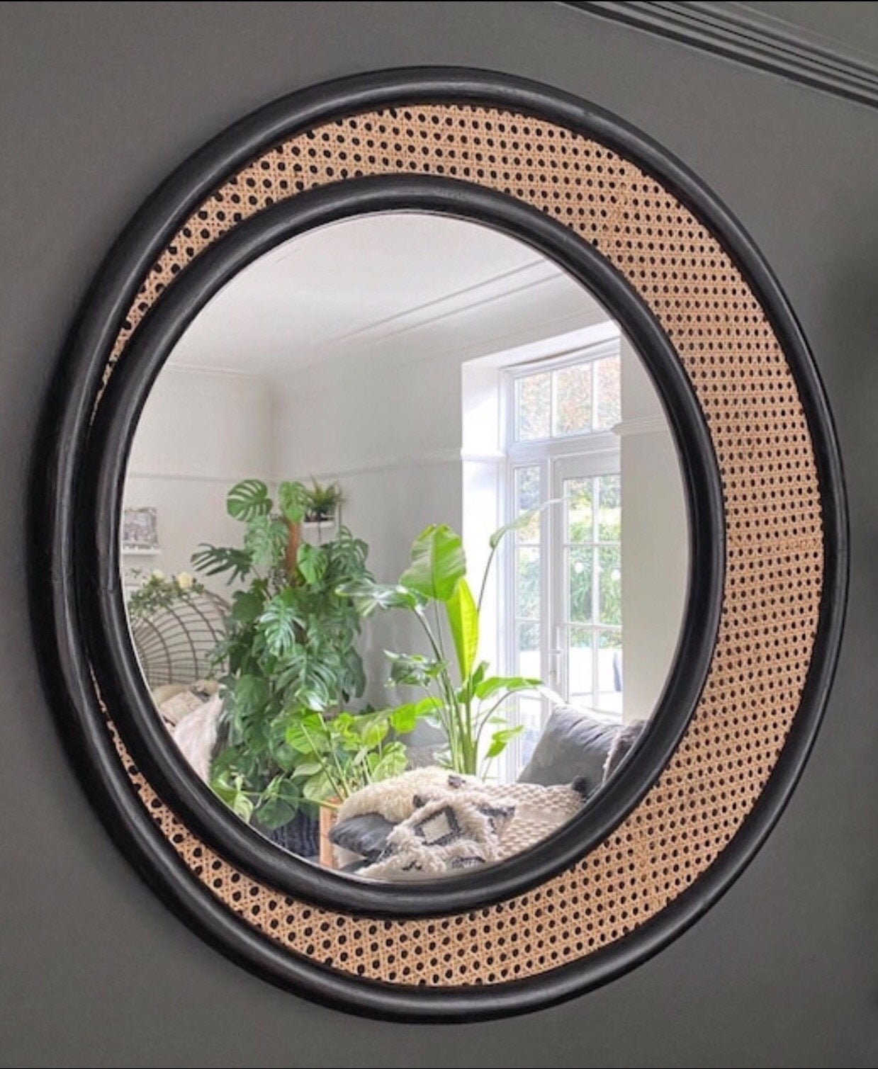 Bamboo Mira Round Mirrors - PoweredByPeople