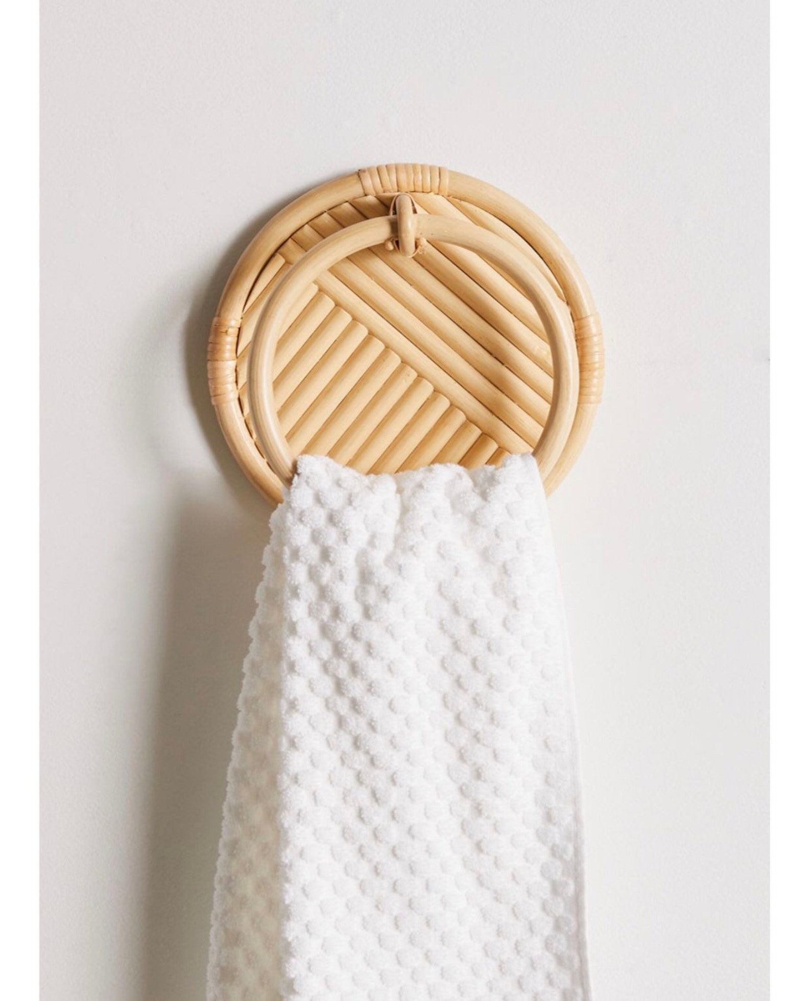 Rattan Towel Rack Towel Hangers Bamboo Rattan Towel Hooks Etsy UK