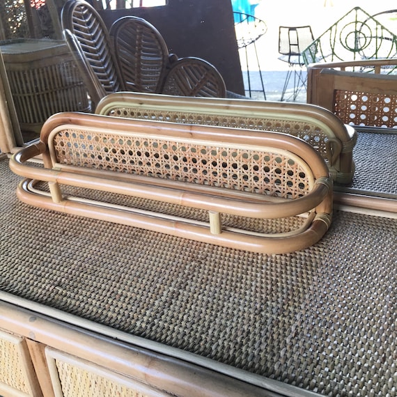 1960*s Big Size Vintage Style Shelf, 20 Inch, Cane Webbing 1960*s Big Size Vintage Style Shelf, 20 Inch, Cane Webbing