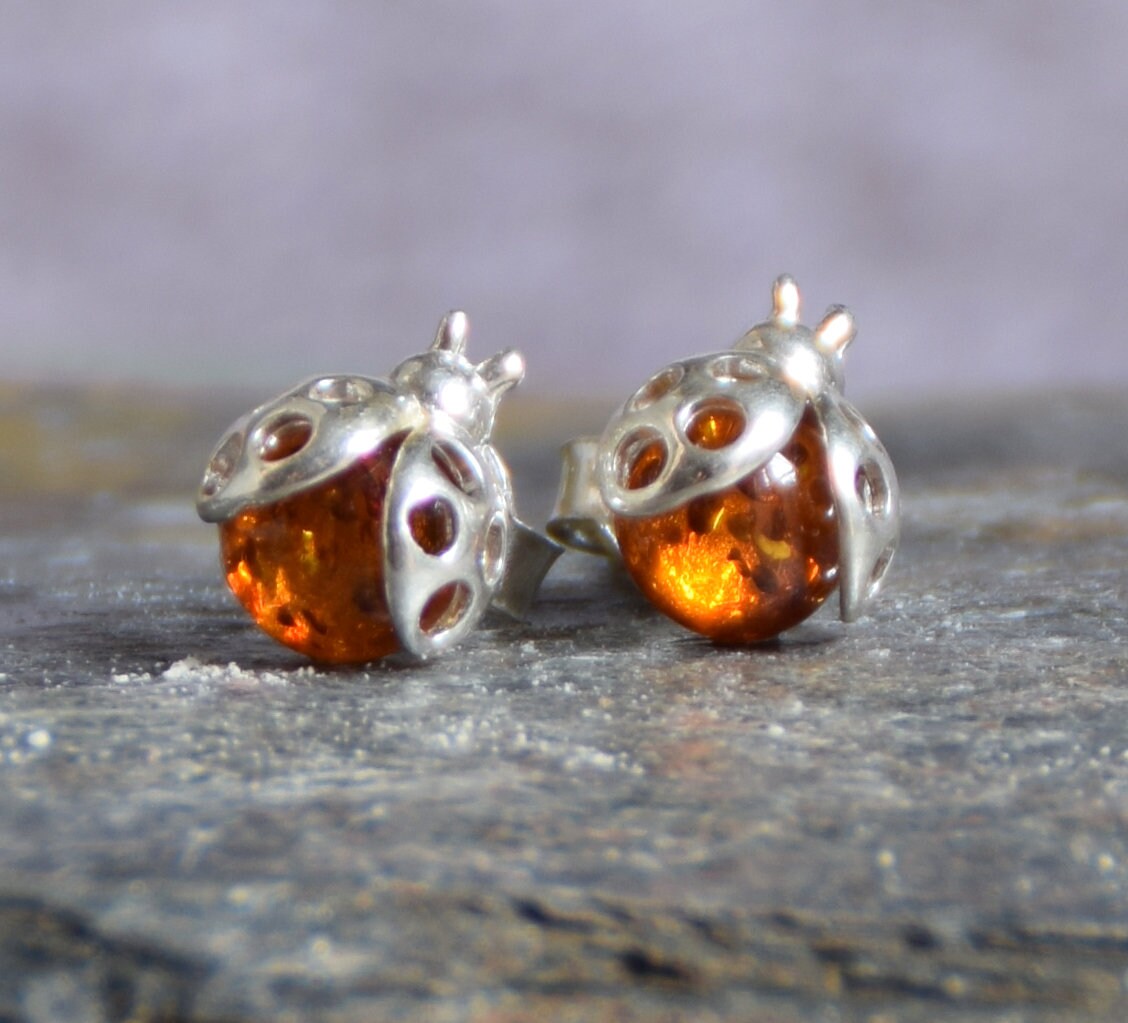 MJ Baltica, Earrings, Natural Baltic Amber, 925 Silver MJ Baltica, Earrings, Natural Baltic Amber, 925 Silver