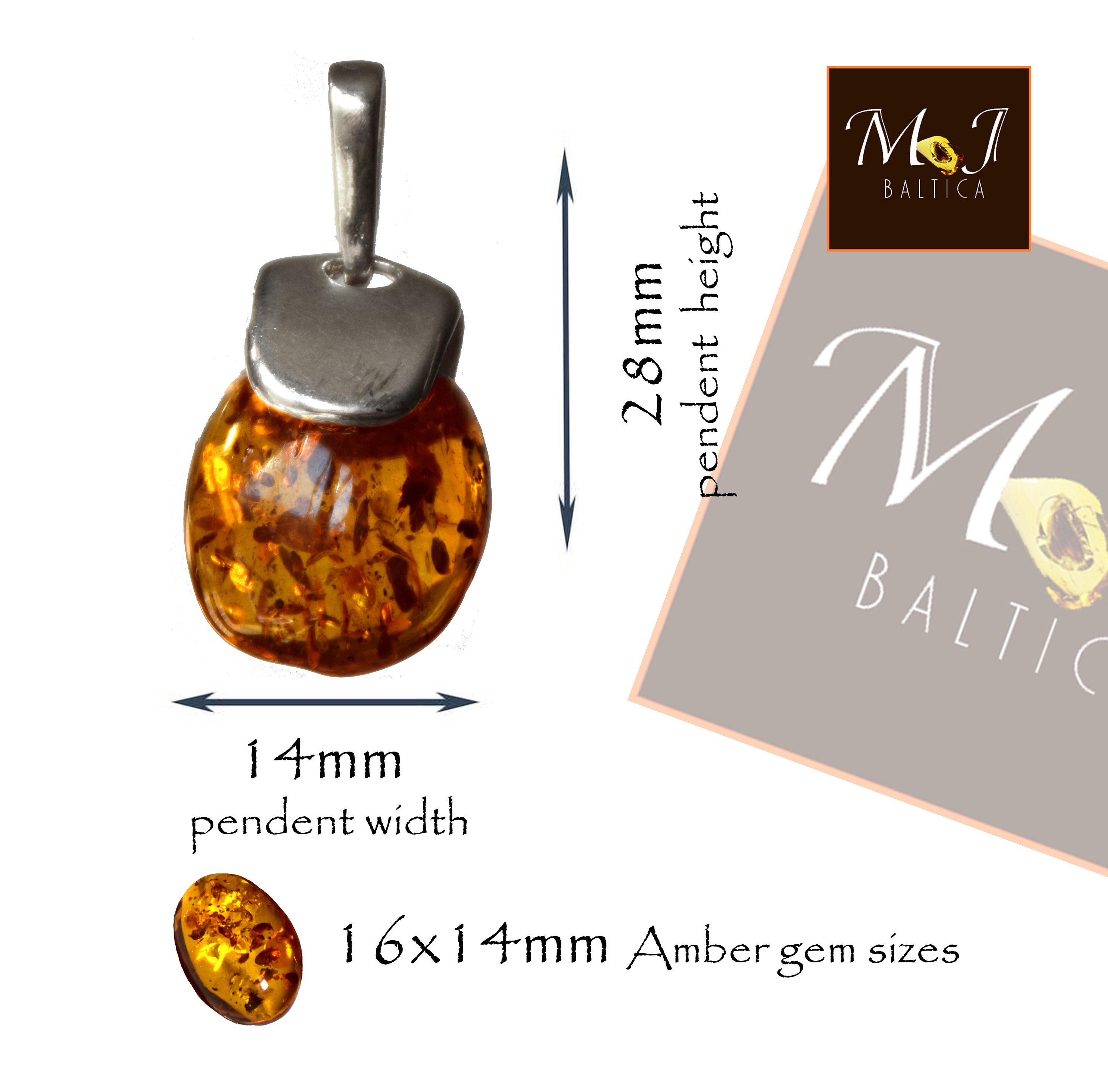 Collana Ambra Naturale Ciondolo Cuore Ambra Baltica - Argento 925 Con Fiocco Giallo Naturale Pendente Cuore Argento - 7