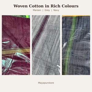 Cotton Dhoti för män, indiska herrkläder, Hare Krishna Devotee Dhoti från Mayapur Dham, Vaishnava Kirtan Wear | Mayapurstore bild 10