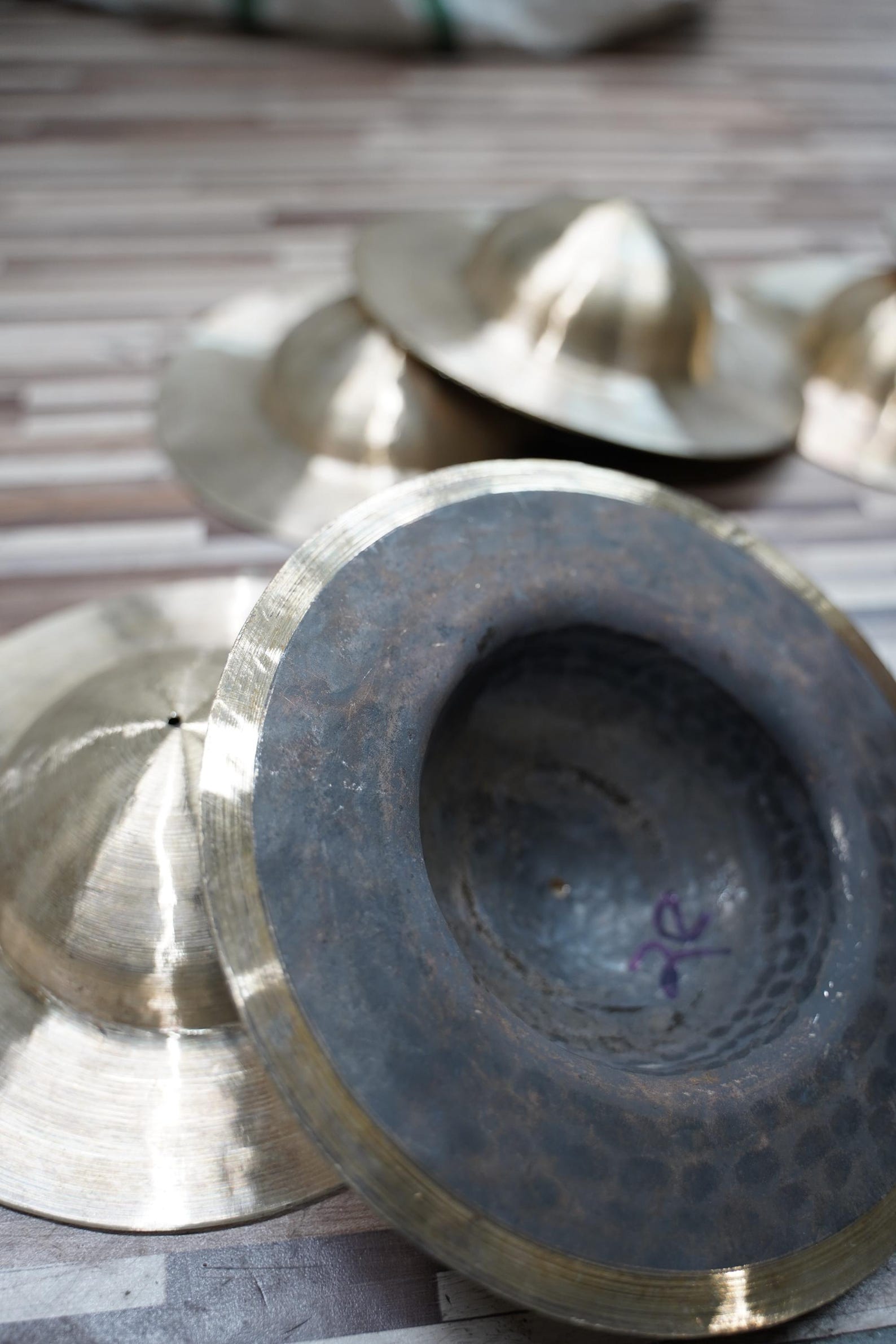 Jompo/jhanjh/percussion Instruments Hand Made Cymbal Pair (gold) - Etsy