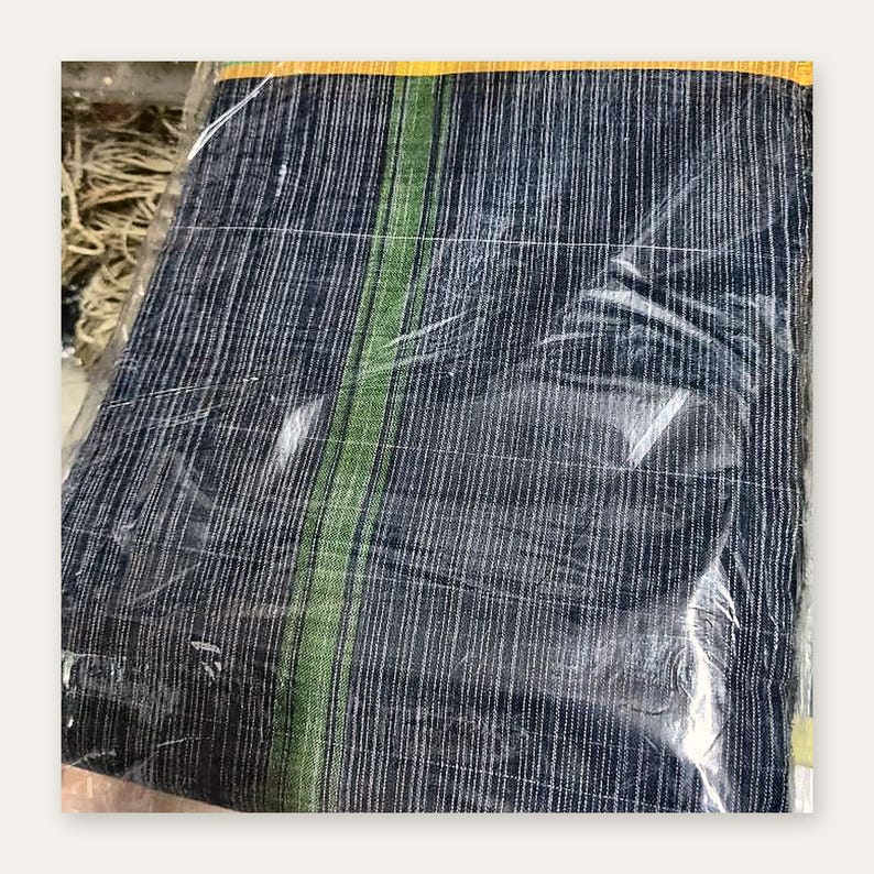 Cotton Dhoti för män, indiska herrkläder, Hare Krishna Devotee Dhoti från Mayapur Dham, Vaishnava Kirtan Wear | Mayapurstore bild 5