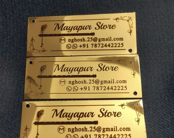 Leser Cut Name Plate || Branding ||