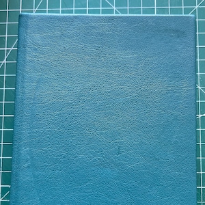 Green Leather Tinted Green Blank Paper A6 Journal Notebook Diary