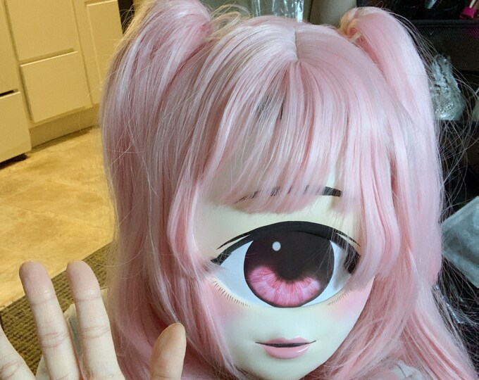 Cyclops Anime Girl Kigurumi With Wig Mask Animegao Custom Cosplay