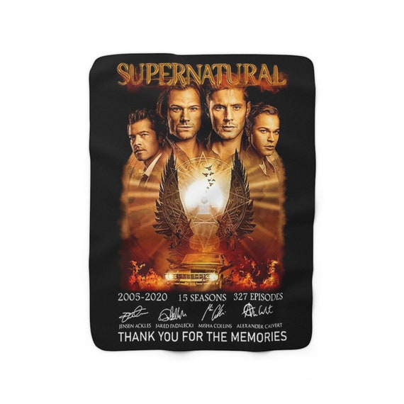 Supernatural 15 years blanket new arrivals