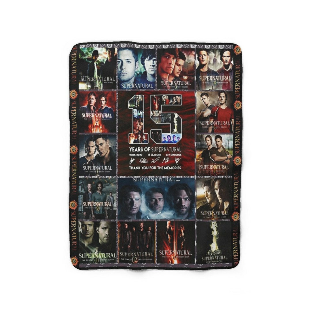 Supernatural 15 years blanket hotsell
