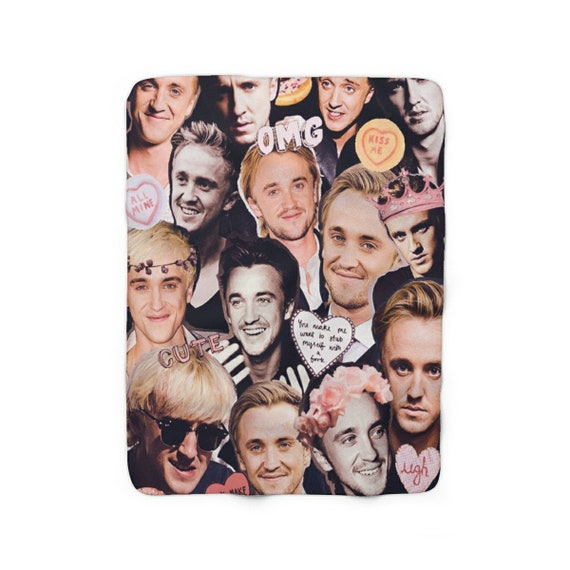 Tom Felton Photo Collage Series 5 Sherpa Fleece Throw Blanket Tom Felton Photo Collage Throw Blanket Tom Felton Photo Collage Blanket Etsy Canada