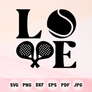 Padel tennis racket svg, love padel tennis svg, gift for platform tennis partner, addicted to padel, platform tennis