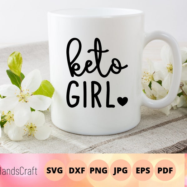 Keto girl svg, keto diet tshirt, ketosis living, keto queen, because bacon, keto af living, lchf diet, low carb high fat, bacon and coffee