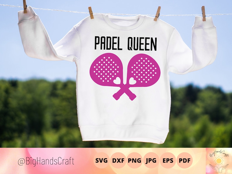 Padel Queen Svg, Gift for Padel Tennis Partner, Addicted to Padel