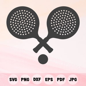 Paddle tennis rackets svg, gift for platform tennis partner, addicted to platform tennis, platform tennis, platform tennis racket, crossed