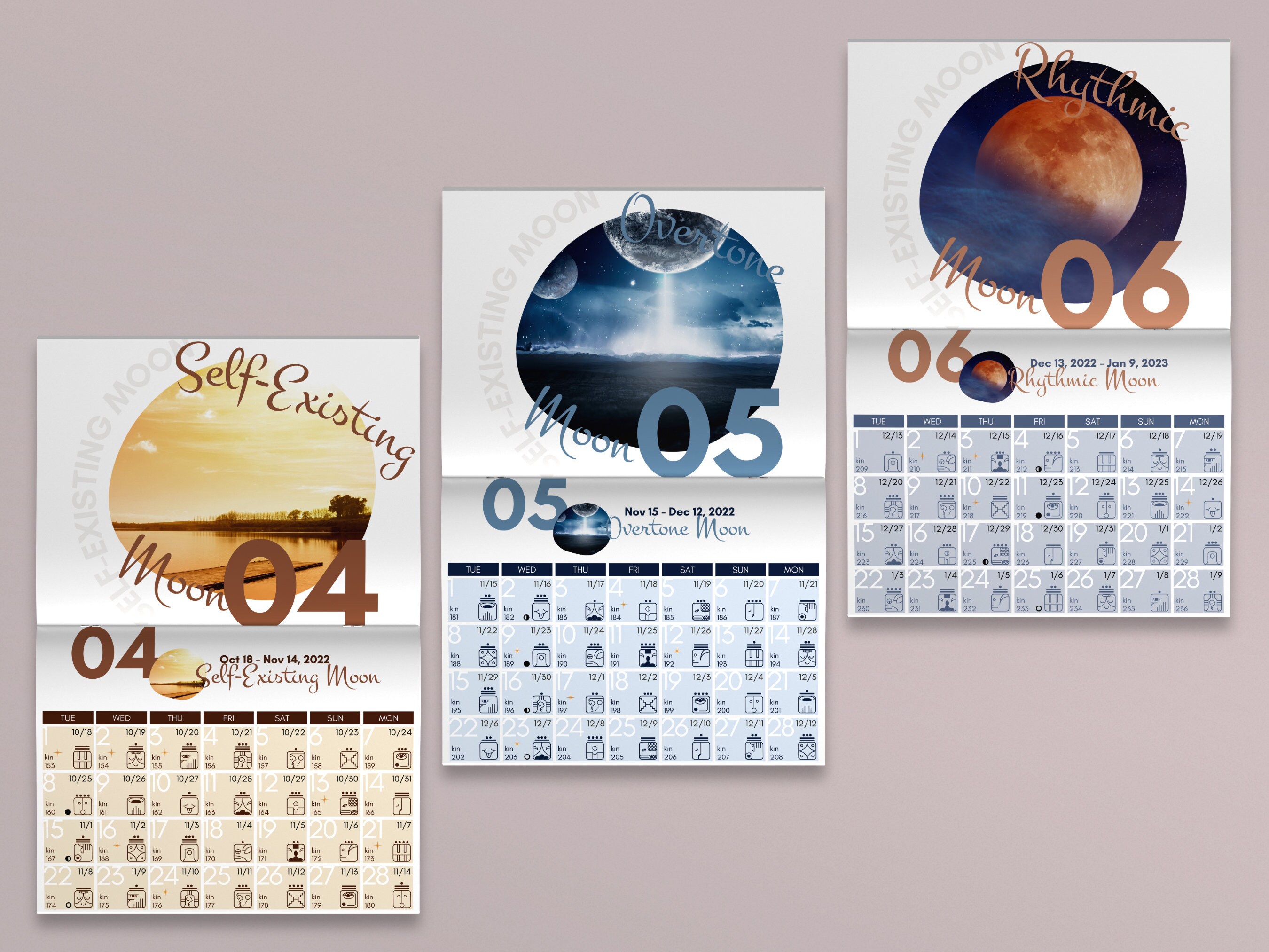 13 Moon Calendar July 26 2022 July 25 2023 Dreamspell Etsy