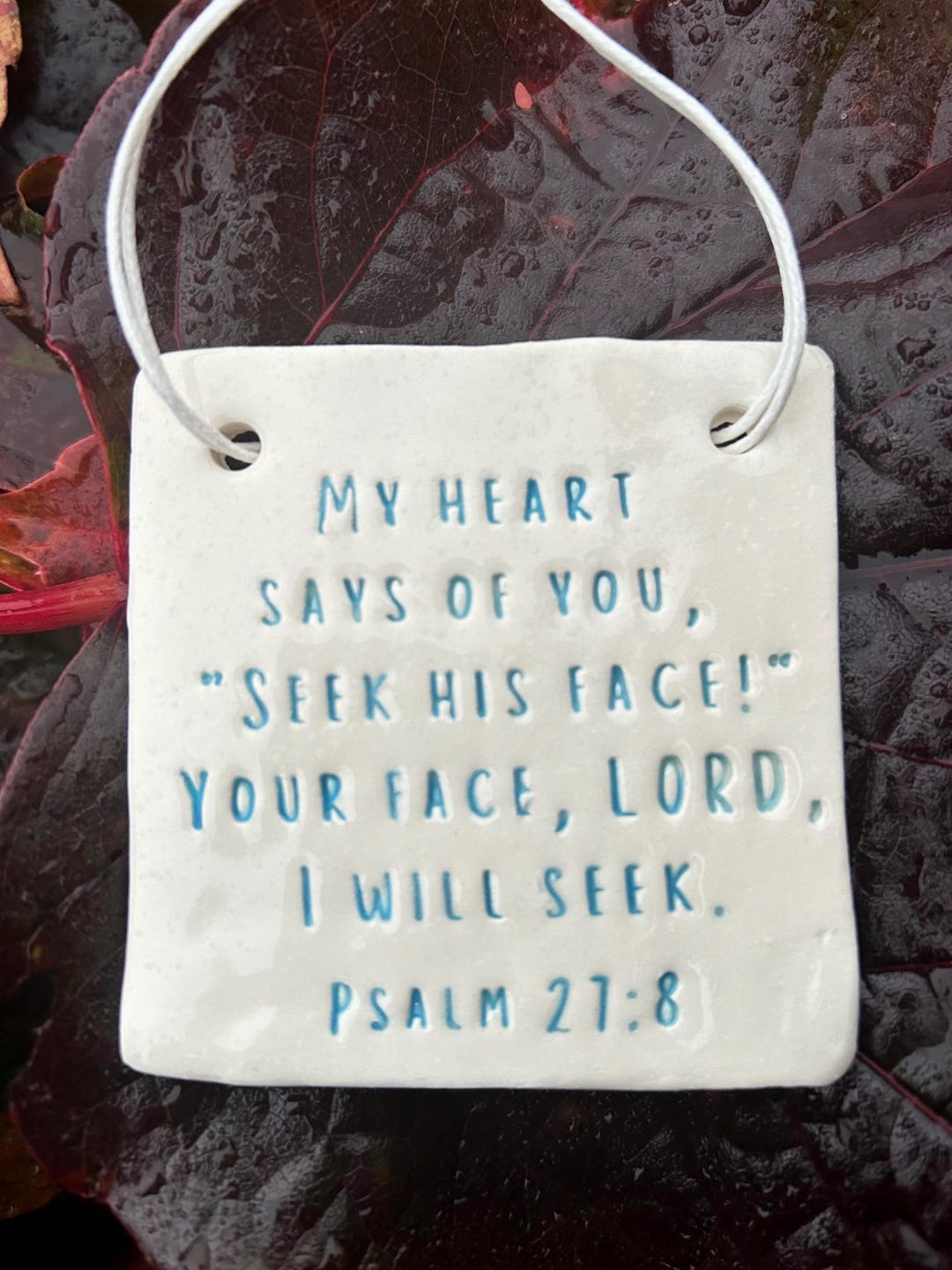 Psalm Bible Verse Pottery Wish - Etsy