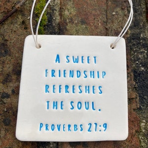 Pottery Wish - A Sweet Friendship Refreshes The Soul.