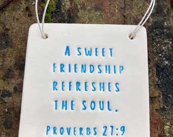 Pottery Wish - A Sweet Friendship Refreshes The Soul.