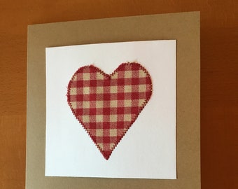Card with a heart, original greeting card, favorite person, Mother's Day, Father's Day, wedding, birthday