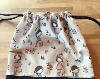 Children's backpack, children's bag, gym bag, cloth bag, gym bag