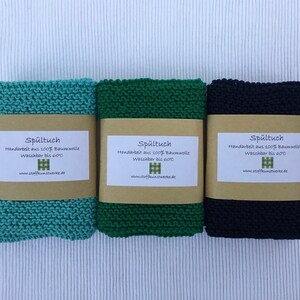 Dishcloth set of 3, kitchen towel cleaning cloth dishcloth dishcloth image 1