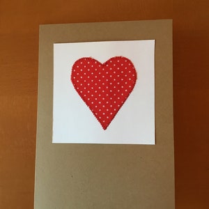 Card with a heart, original greeting card, favorite person, Mother's Day, Father's Day, wedding, birthday image 1