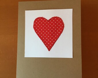 Card with a heart, original greeting card, favorite person, Mother's Day, Father's Day, wedding, birthday