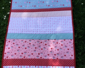 Babydecke, Babyquilt, Kuscheldecke für Babys