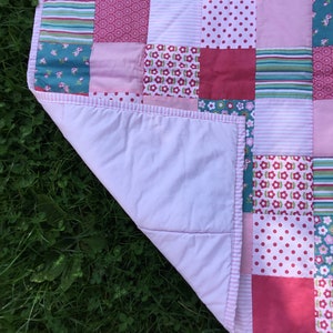 Baby blanket, baby quilt, cuddly blanket for babies image 3