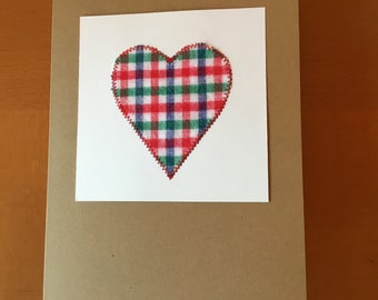 Card with a heart, original greeting card, favorite person, Mother's Day, Father's Day, wedding, birthday