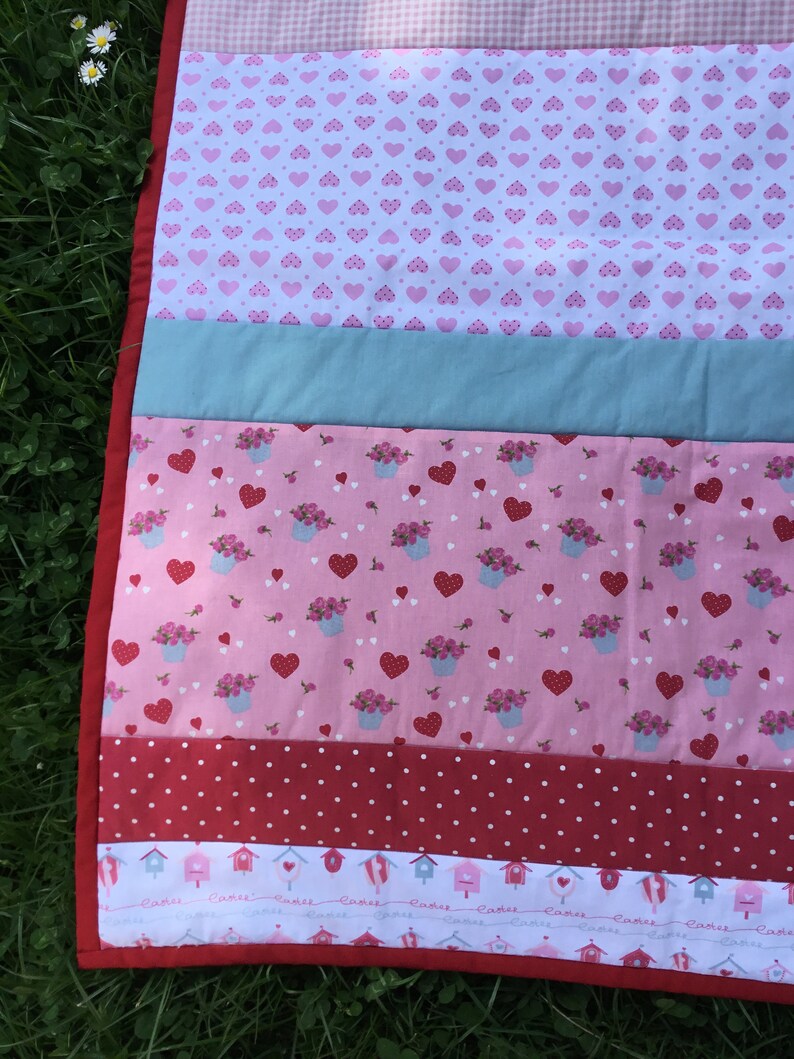 Baby blanket, baby quilt, cuddly blanket for babies image 2