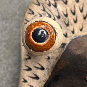 Handmade Ceramic Pigeon Mask Decor , Unique Pottery Bird Wall Art ...