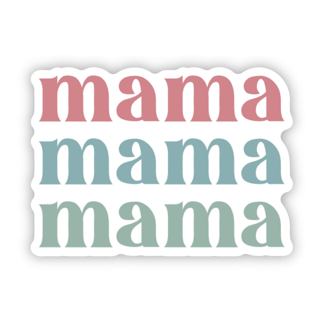 Mama Sticker, Retro Mama Sticker, Mama Car Decal, Mama Water Bottle ...
