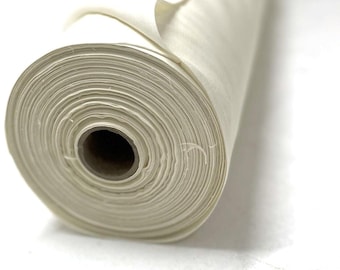 Ivory Polycotton Curtain Lining Cream 50/50 Polyester Cotton Fabric,203GSM 54” Inches Wide