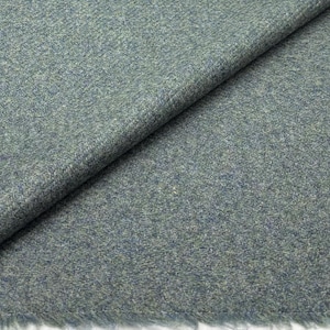 Green Blue Tweed Fabric, 100% English Wool, Upholstery & Jacketing 400 Grams, SOLD PER METER