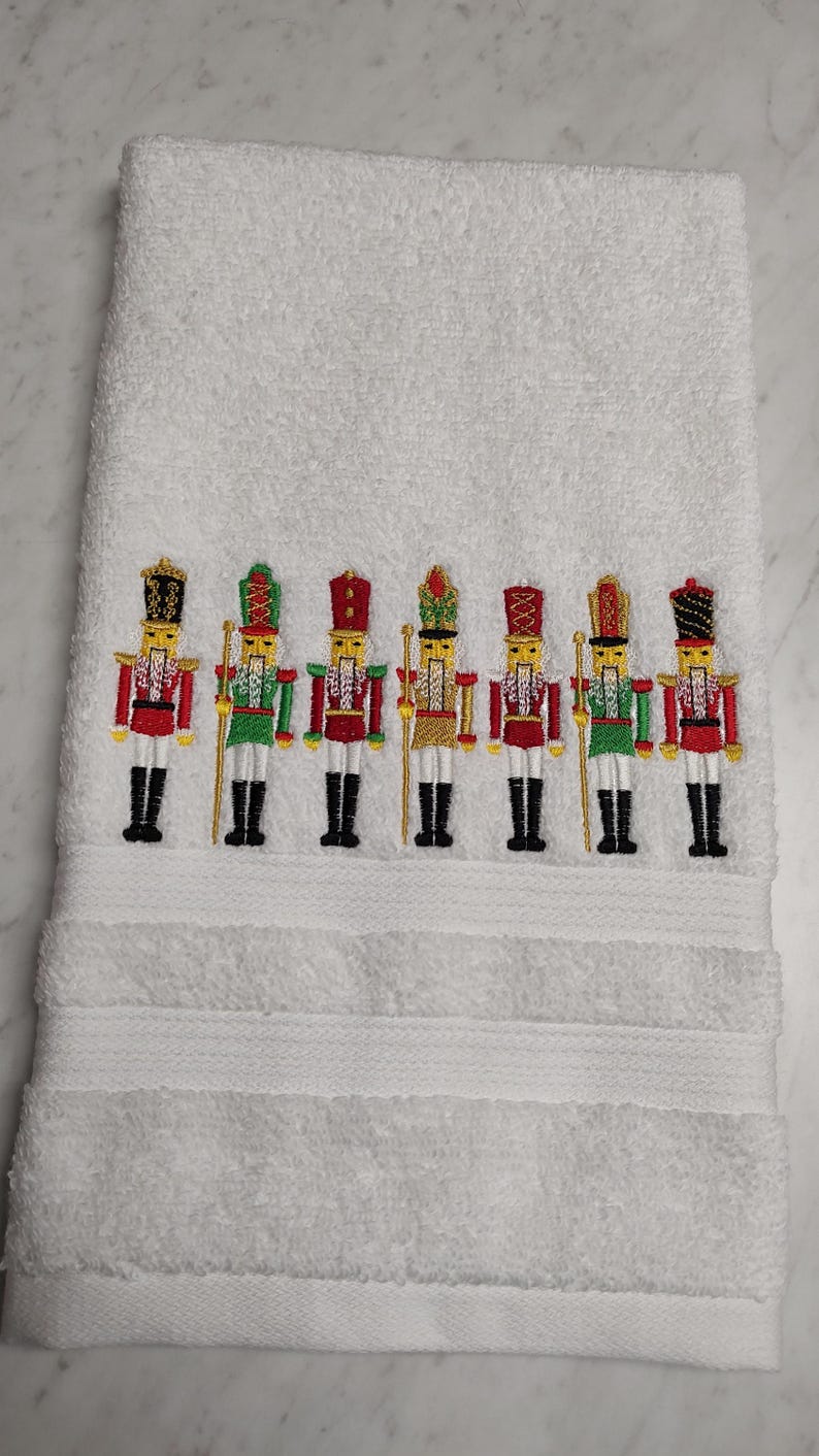 NanasStitchingStudio Nutcracker Hand Towel - Thumbnail 5