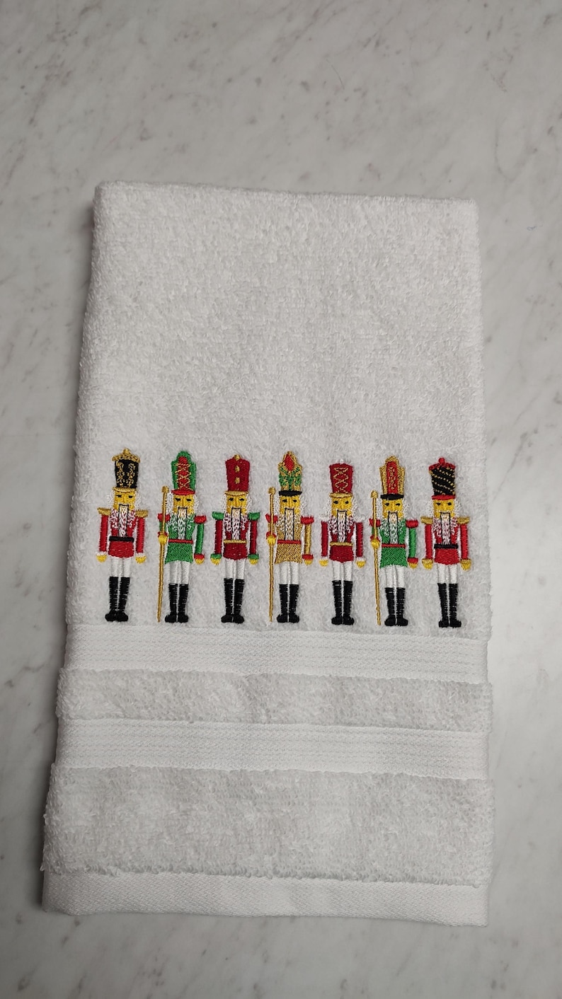NanasStitchingStudio Nutcracker Hand Towel - Thumbnail 4
